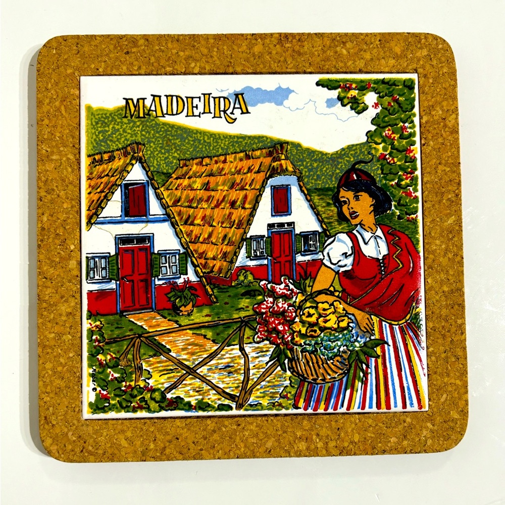Cork Tile  Trivet  Madeira Made in Portugal